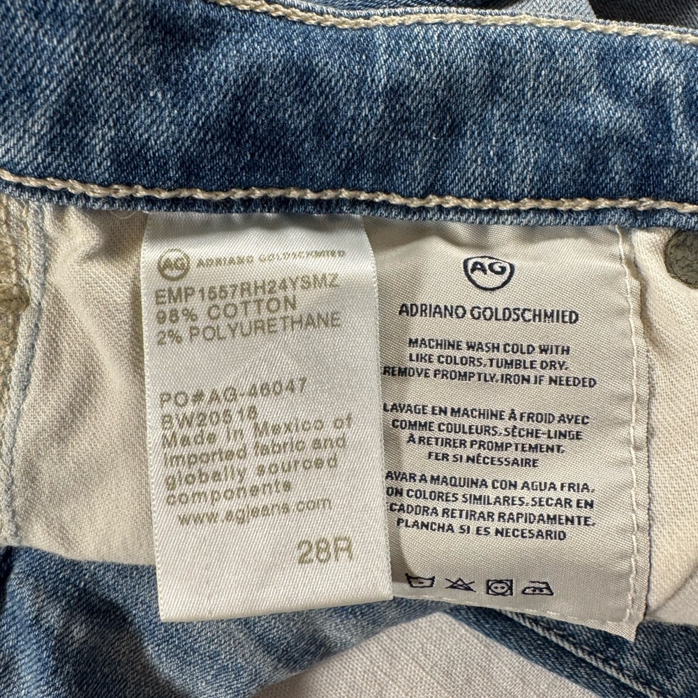 AG Adriano Goldschmied Blue Denim Jeans - Picture 4 of 6